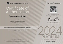 Motorola Platinum Partner Spreenauten GmbH (Berlin, Germany, worldwide)